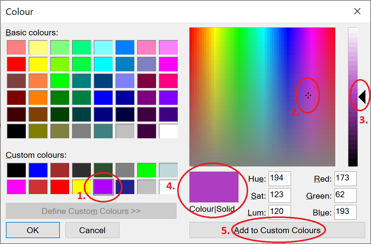 color select
